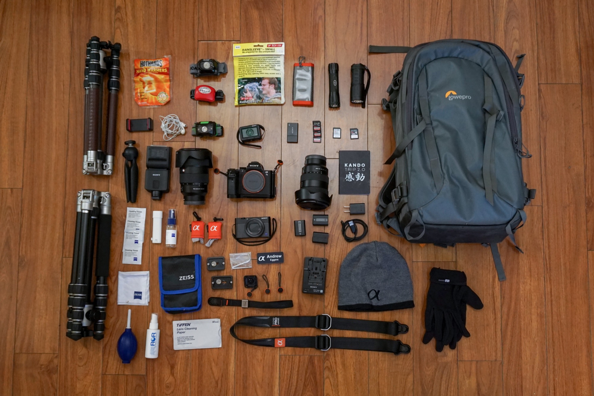 Qué hay en mi bolso: Andrew Eggers y su kit de astrofotografía